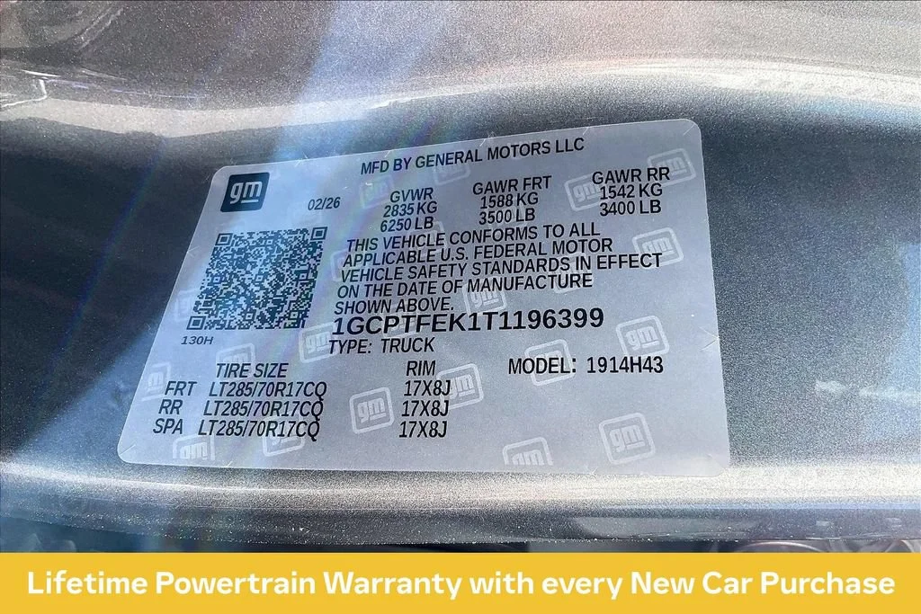 New 2026 Sterling Gray Metallic Chevrolet ZR2 image 7