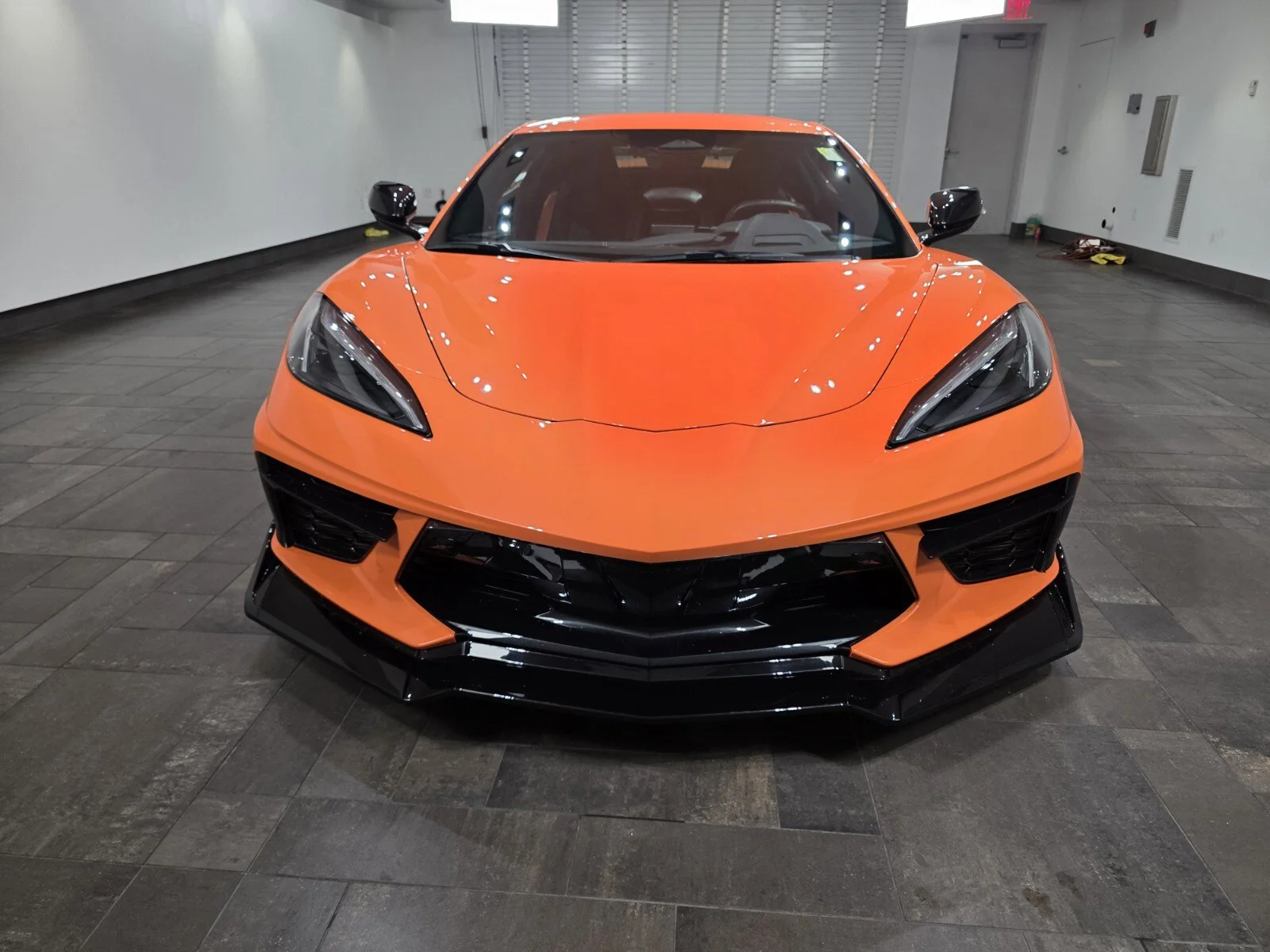 Used 2024 Amplify Orange Tintcoat Chevrolet Stingray Convertible 2LT image 25