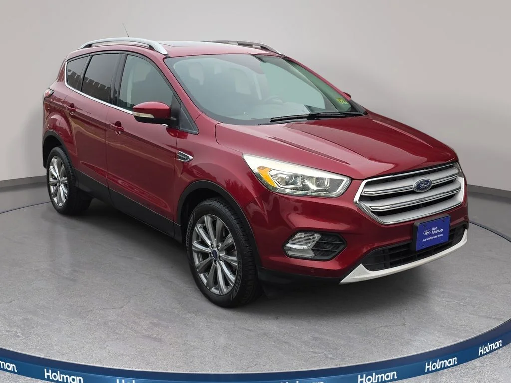 Used 2018 Red Ford Titanium image 3