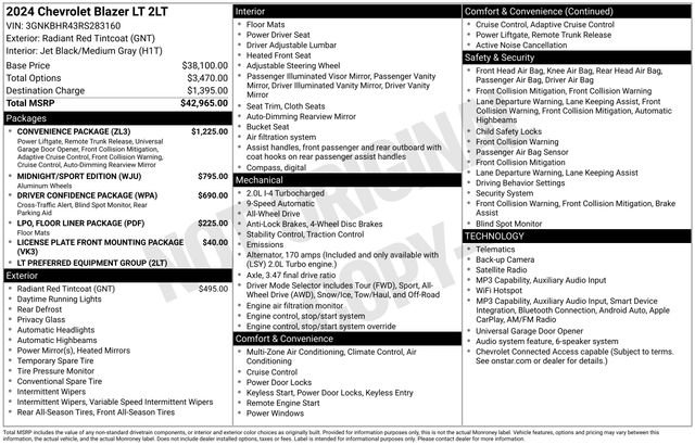 Used 2024 Red Chevrolet LT image 9