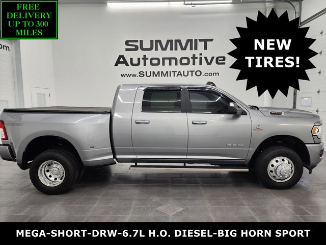 2022 Ram Ram 3500 Big Horn: MEGA-SHORT-DRW-BIG HORN LVL A-SPORT-H.O. 6.7L DIESEL-AISIN-4WD-NEW TIRES