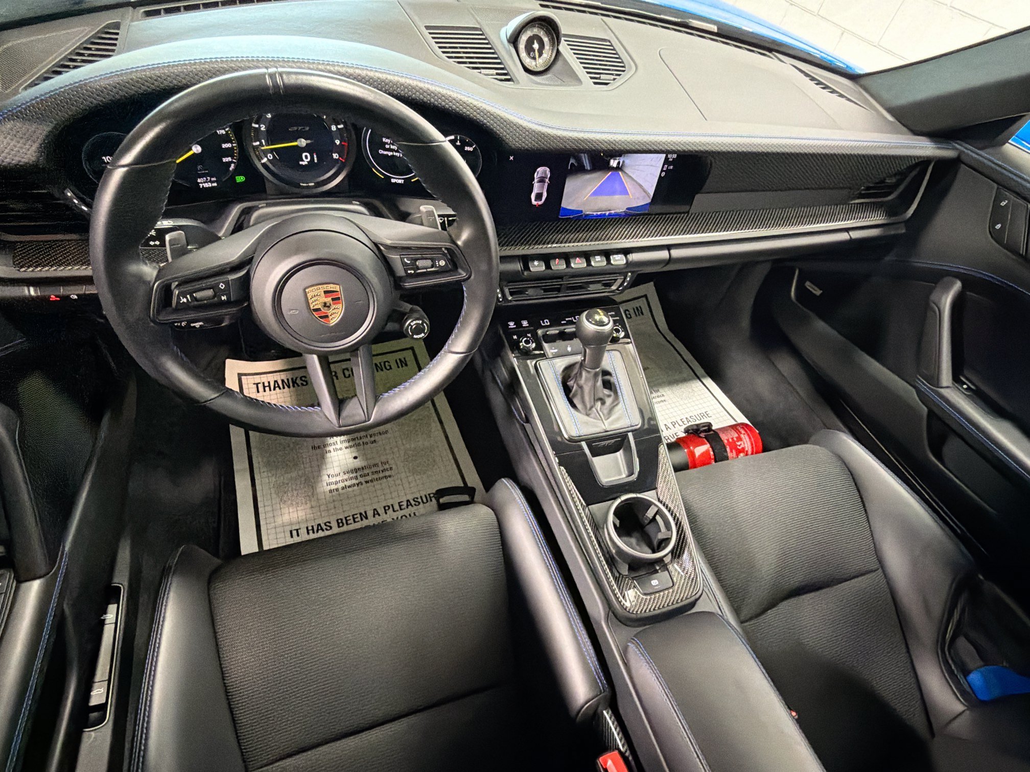 Certified Used 2023 Shark Blue Porsche GT3 w/Touring Package image 15
