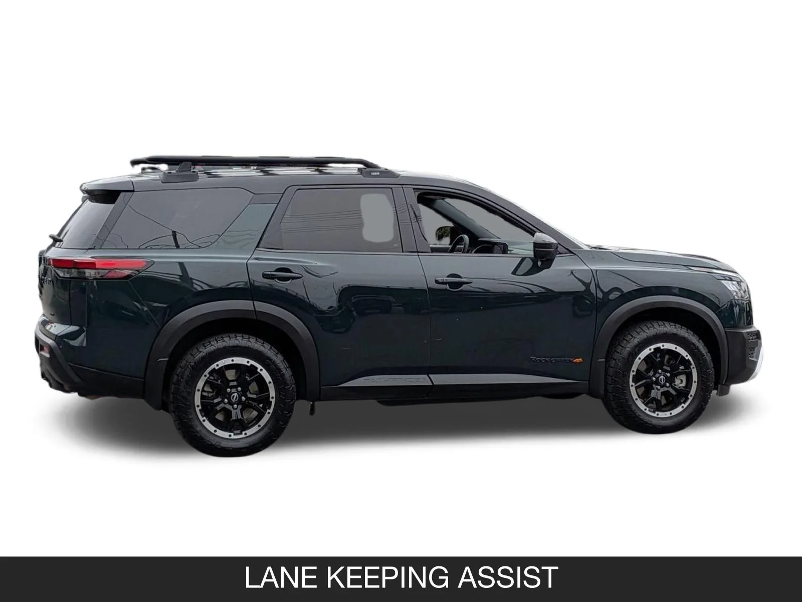 Used 2024 Obsidian Green Pearl/Super Black Nissan Rock Creek image 6