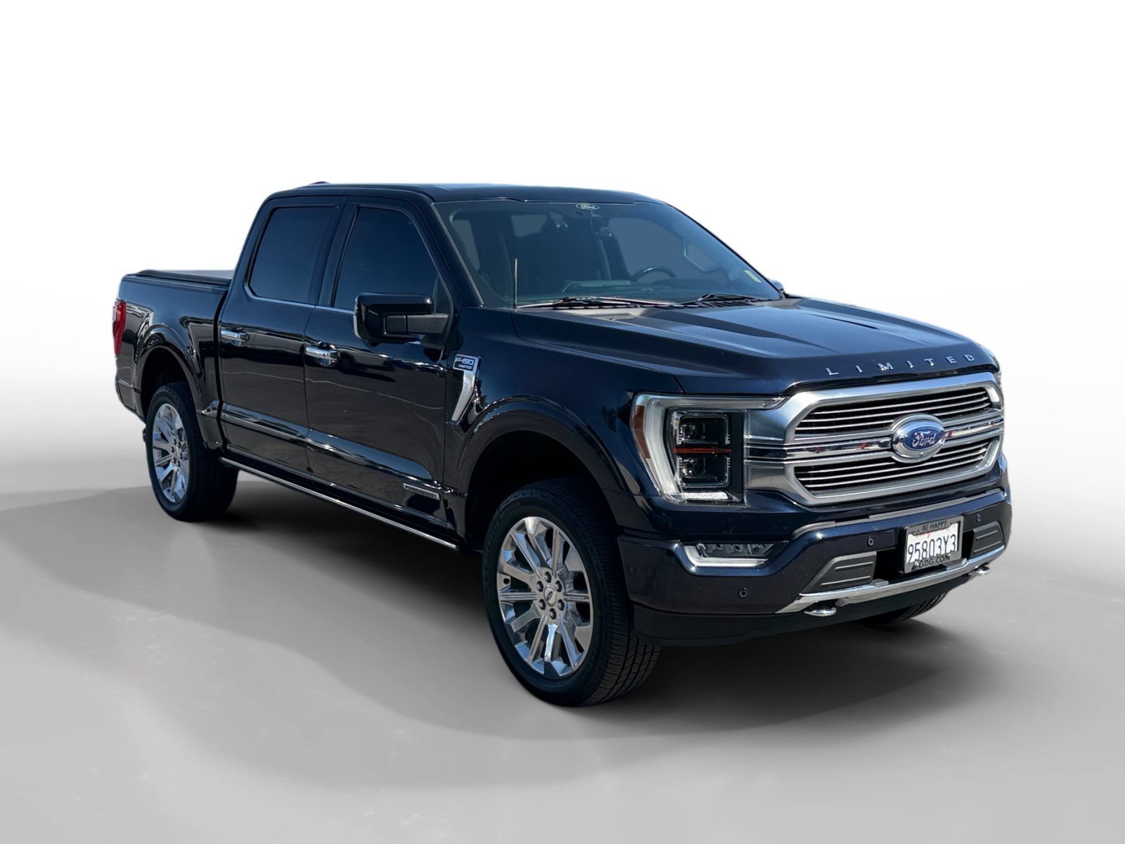 Certified Used 2021 Blue Metallic Ford Limited image 7