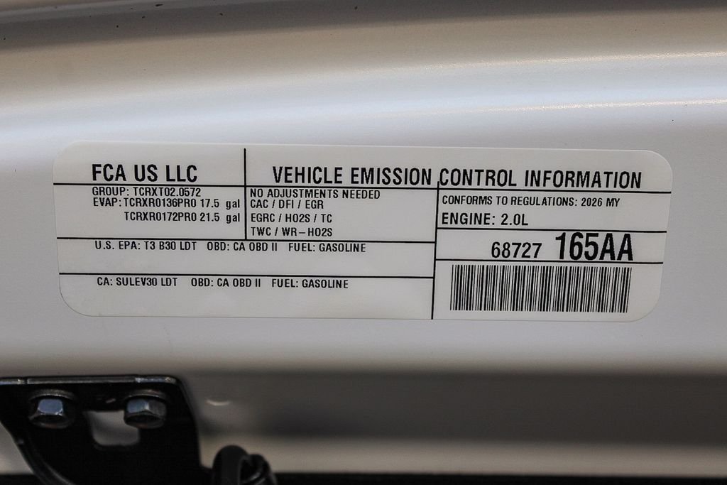 New 2026 Bright White Clearcoat Jeep Sport S image 27