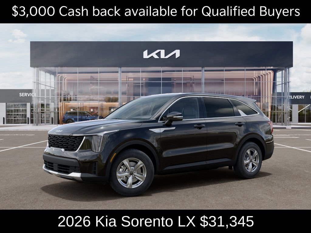 New 2026 Ebony Black Kia LX image 4