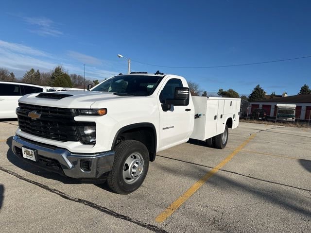 New 2025 Summit White Chevrolet Work Truck image 1
