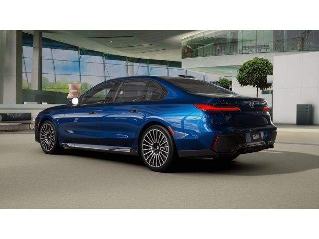 New 2026 Blue BMW 740i image 2