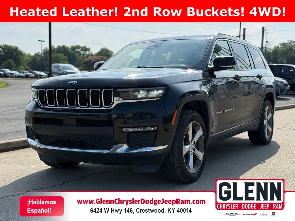 Used 2022 Black Jeep Limited image 1