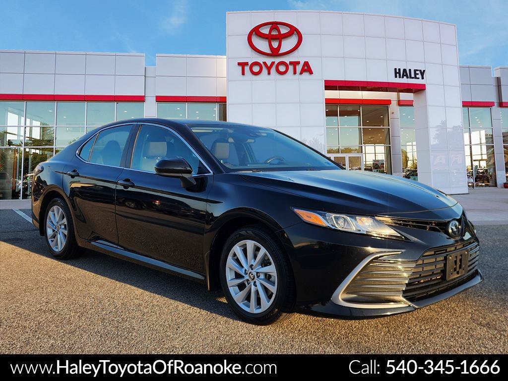 Certified Used 2024 Black Toyota LE image 1