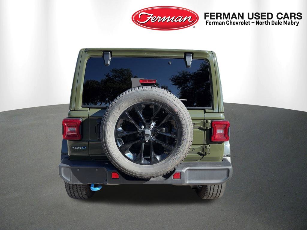 Used 2023 Green Jeep Sahara 4xe image 1