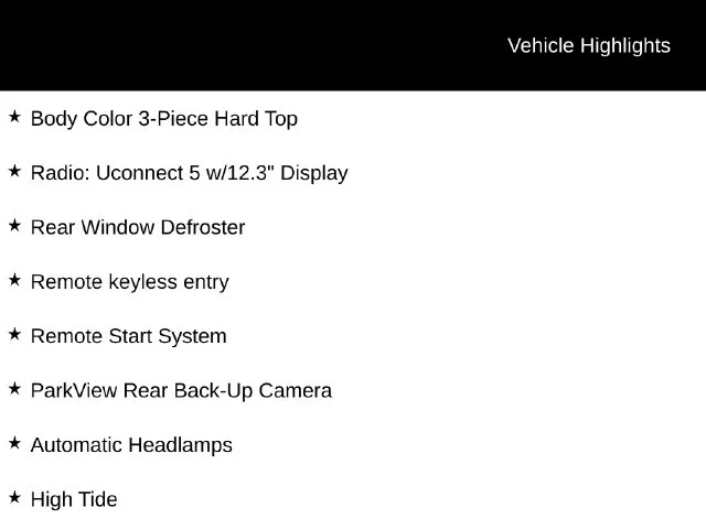 Used 2025 White Jeep High Tide image 13