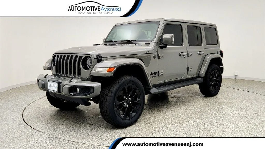 Used 2022 Sting-Gray Clearcoat Jeep Unlimited High Altitude 4x4 w/ Cold Weather Package image 1