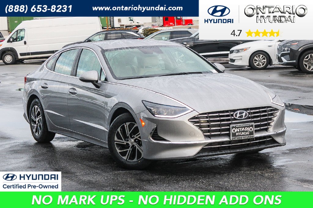 Certified Used 2023 Silver Hyundai Blue image 1