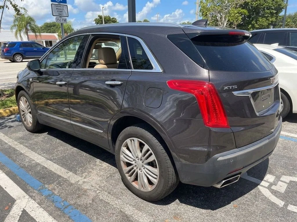 Used 2018 Gray Cadillac Premium Luxury image 2