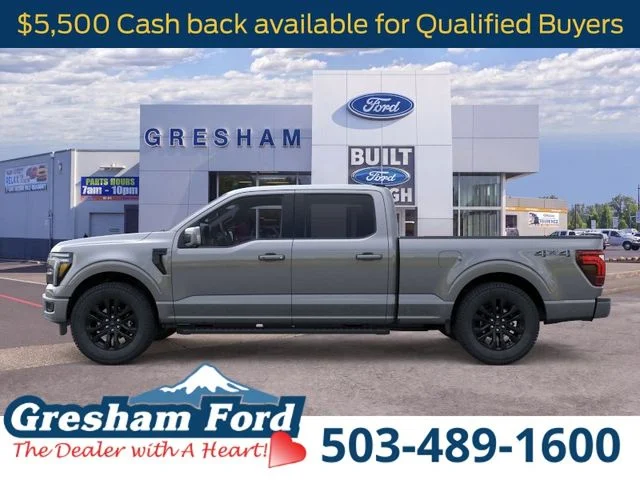 New 2026 Carbonized Gray Metallic Ford Lariat image 3