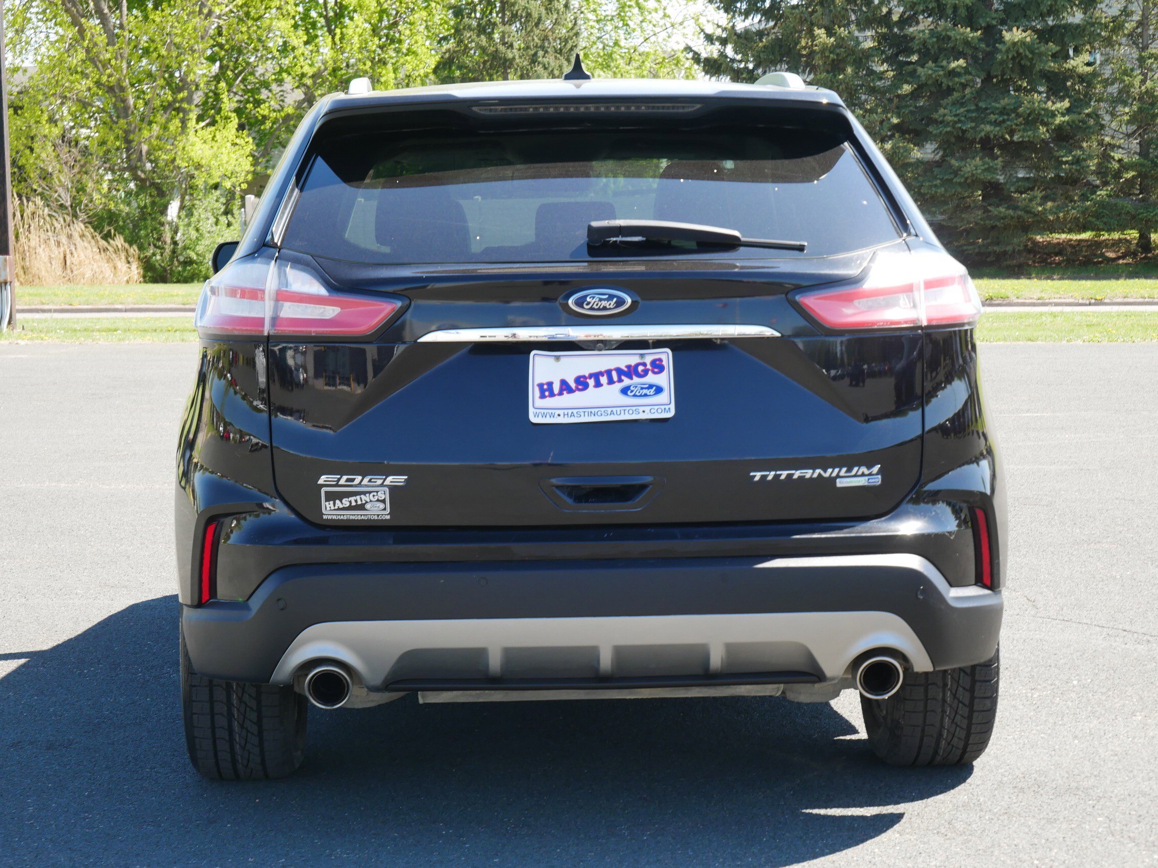 Used 2020 Black Ford Titanium image 4