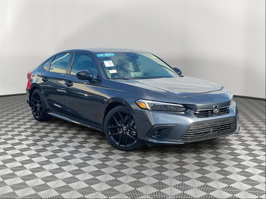 Certified Used 2024 Meteorite Gray Metallic Honda Sport image 1
