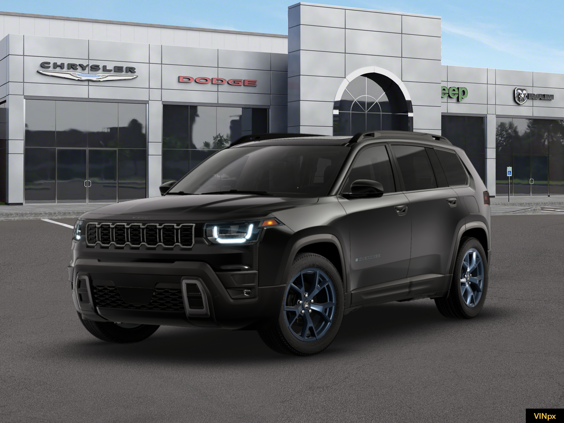 New 2026 Diamond Black Crystal Pearl-Coat Exterior Paint Jeep 85th Anniversary 4x4 image 13