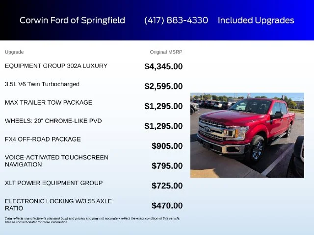 Certified Used 2019 Ruby Red Metallic Tinted Clearcoat Ford XLT image 6