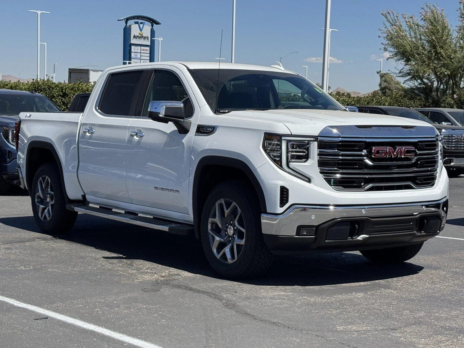New 2026 Summit White GMC SLT image 1