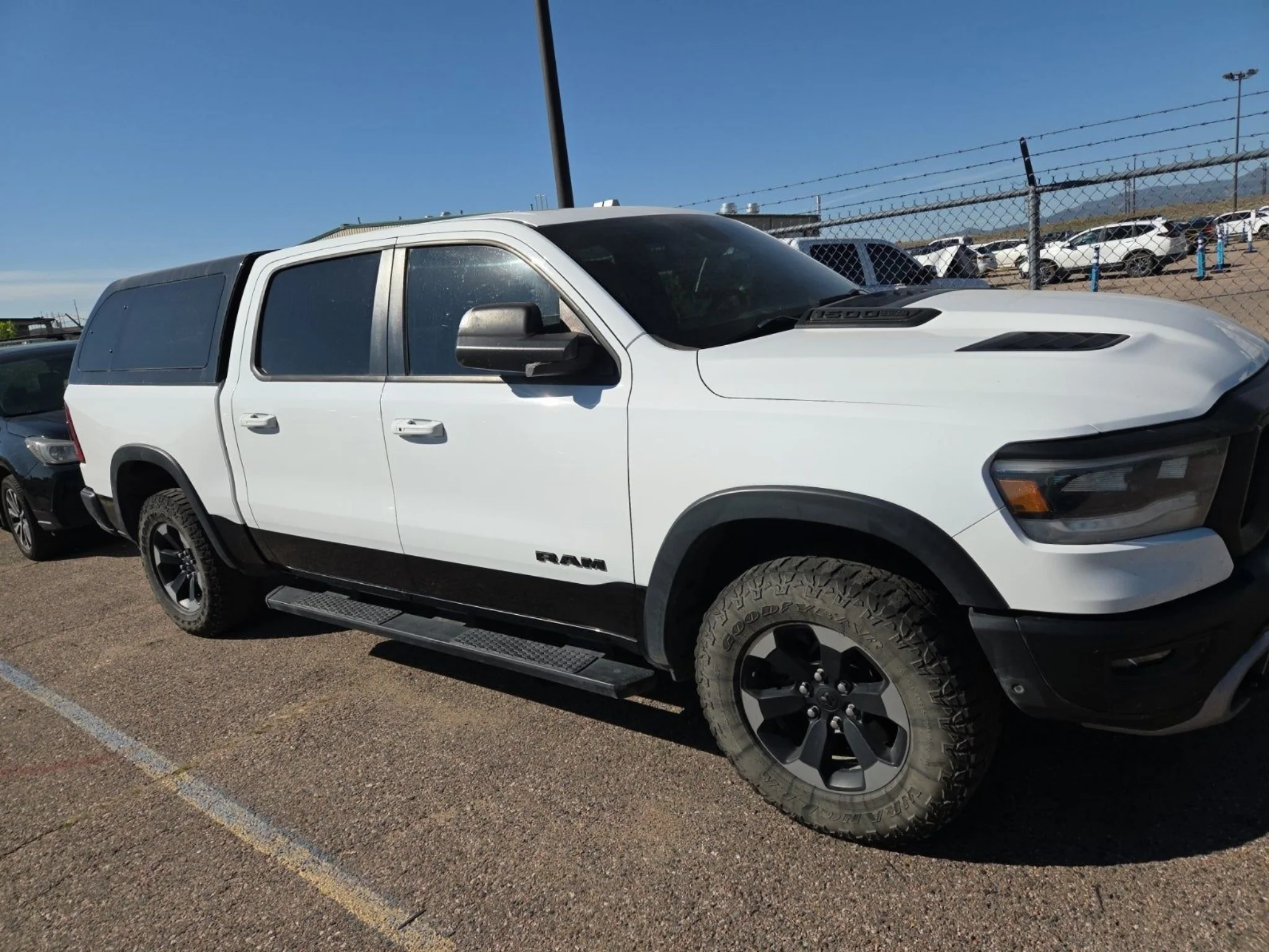 Used 2019 Bright White Clearcoat Ram Rebel image 3