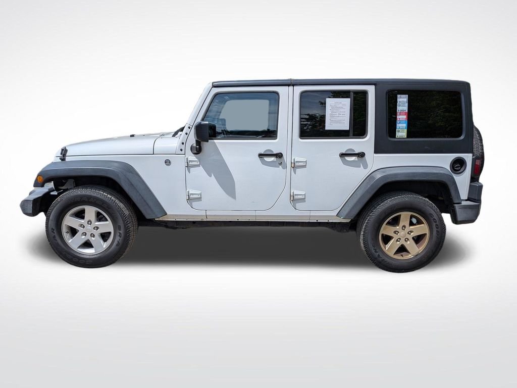 Used 2016 White Jeep Unlimited Sport image 7