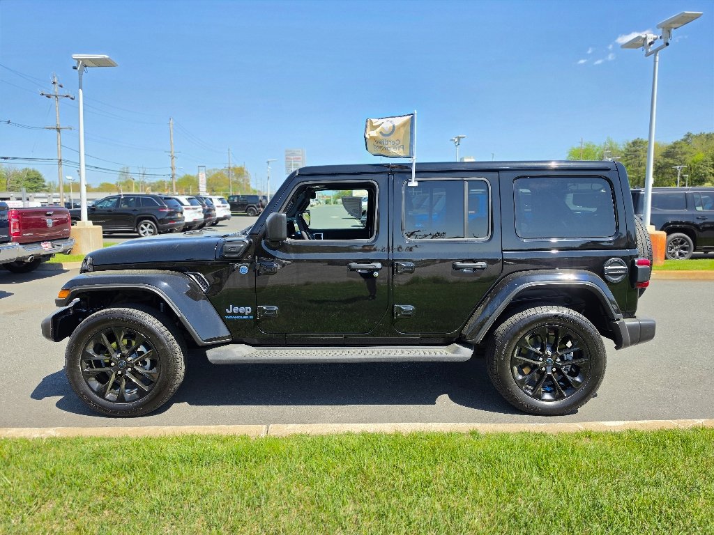 Certified Used 2025 Black Clear Coat Jeep Sahara 4xe image 18