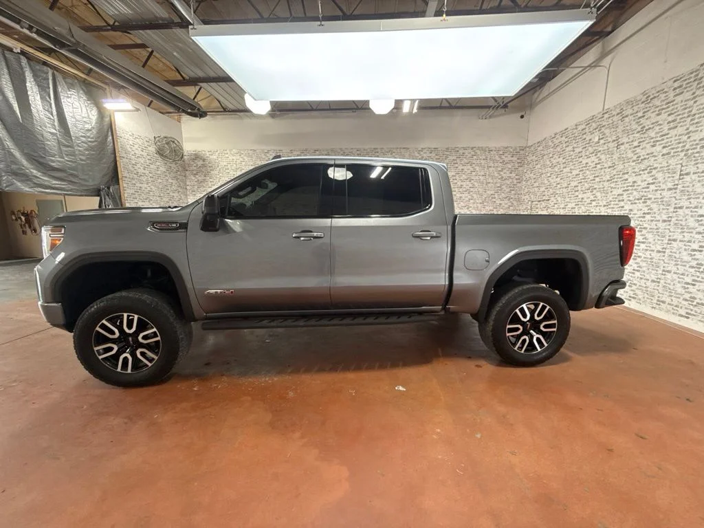 Used 2021 Satin Steel Metallic GMC AT4 image 4