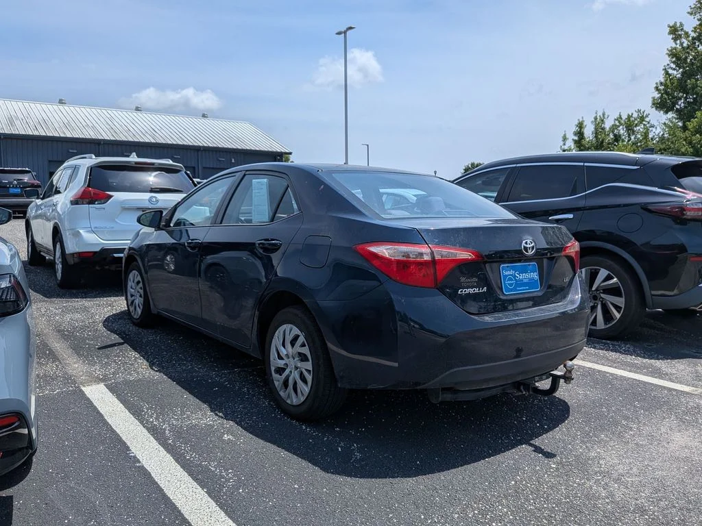 Used 2018 Blue Toyota LE image 2