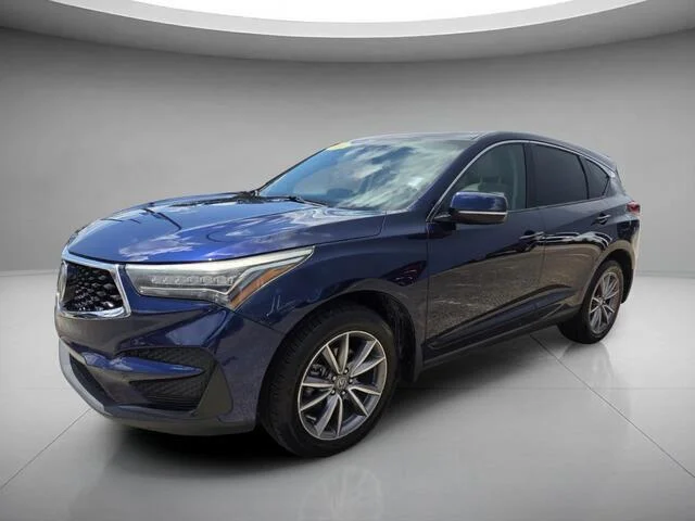 Used 2021 Fathom Blue Pearl Acura w/Technology Package image 9