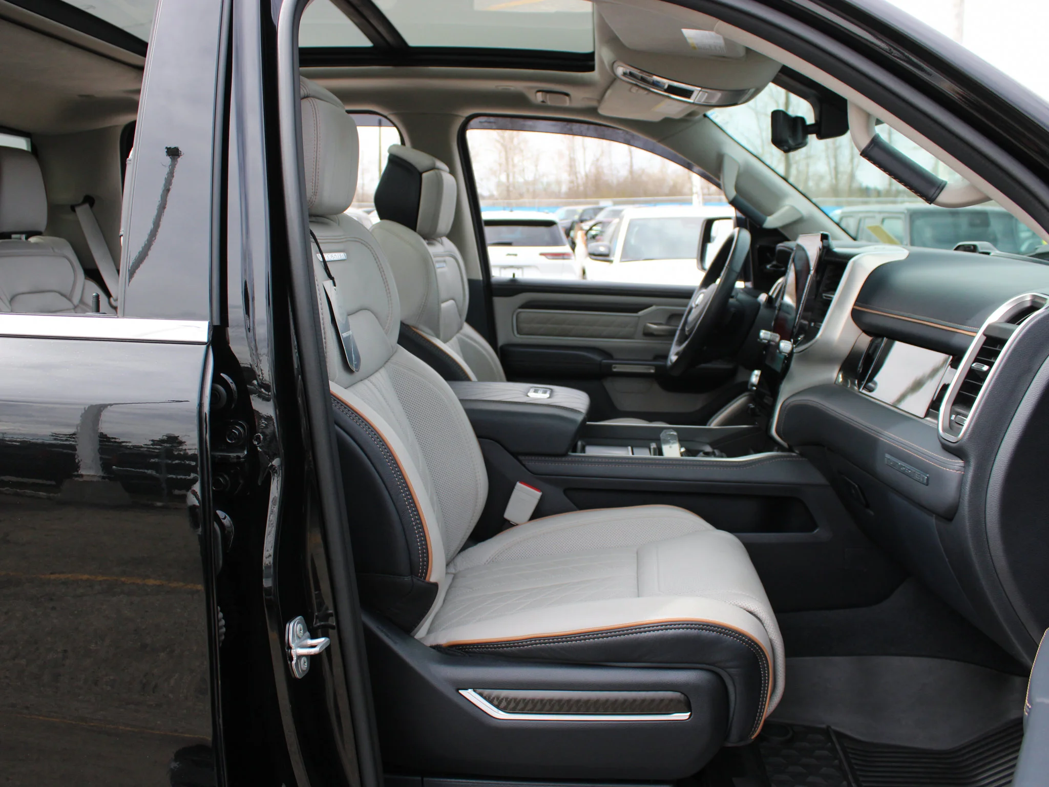 Certified Used 2025 Black RAM Tungsten * 540 HP | RamBox | Heated/Vented Massage Seats | Apple CarPlay | Head-Up Display | 3M PPF image 24