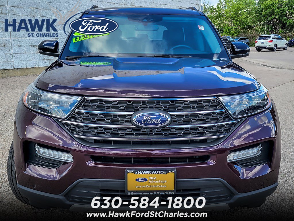 Certified Used 2023 Red Metallic Ford XLT image 4