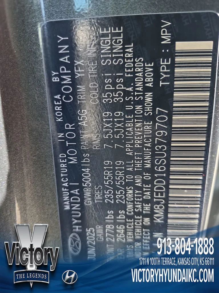 Used 2025 Gray Hyundai Limited image 30