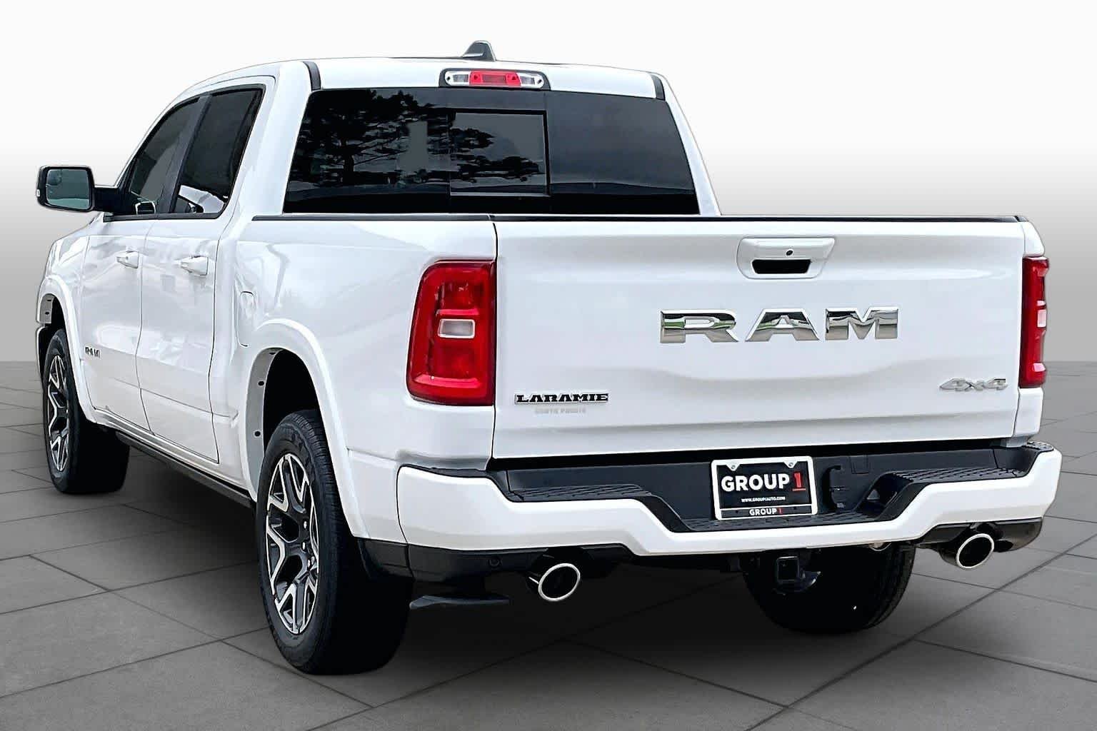 New 2026 Bright White Clear-Coat Exterior Paint RAM Laramie image 12