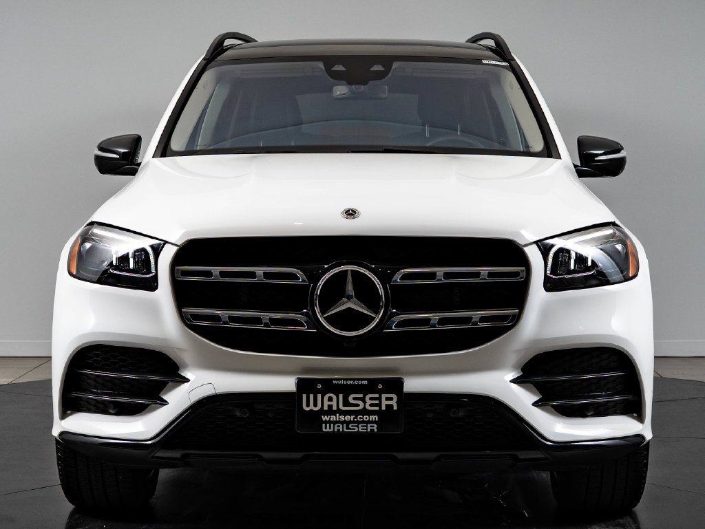 Certified Used 2023 Polar White Mercedes-Benz GLS 580 image 2