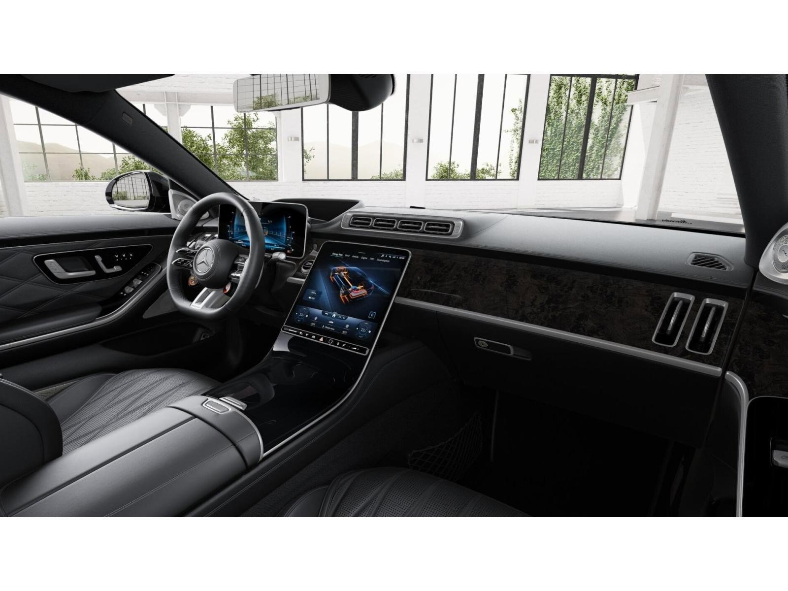 New 2026 Graphite Grey Metallic Mercedes-Benz S 63 E AMG® 4D Sedan 4MATIC®  image 7