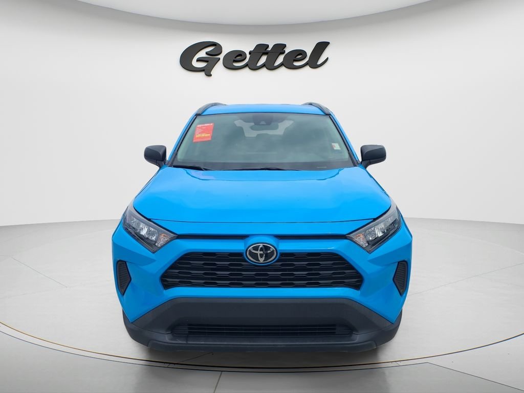 Certified Used 2021 Blue Toyota LE image 2