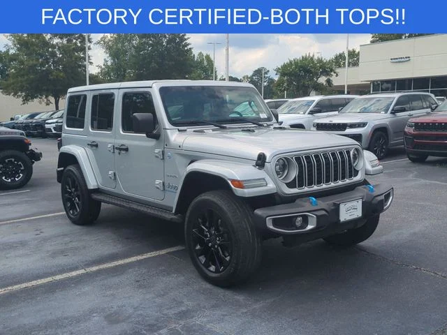 Used 2024 Silver Jeep Sahara 4xe image 7