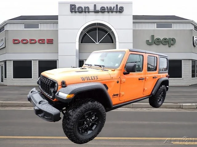 New 2026 Orange Jeep Willys image 1