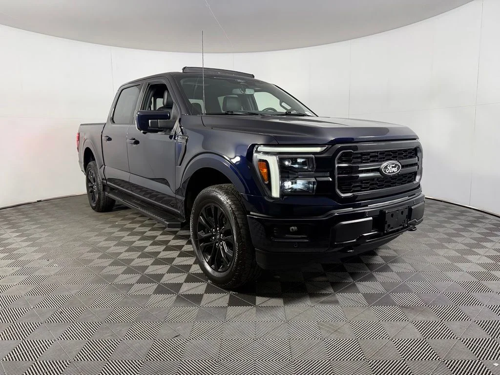 Certified Used 2025 Blue Ford Lariat image 2