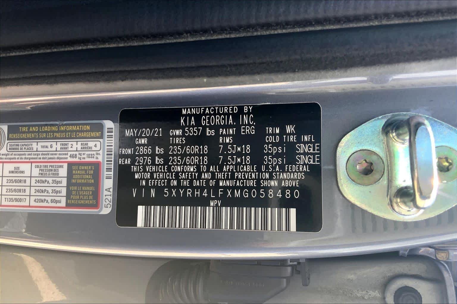 Used 2021 Everlasting Silver Kia EX image 31