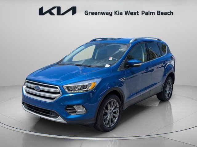 Used 2017 Blue Ford Titanium image 3