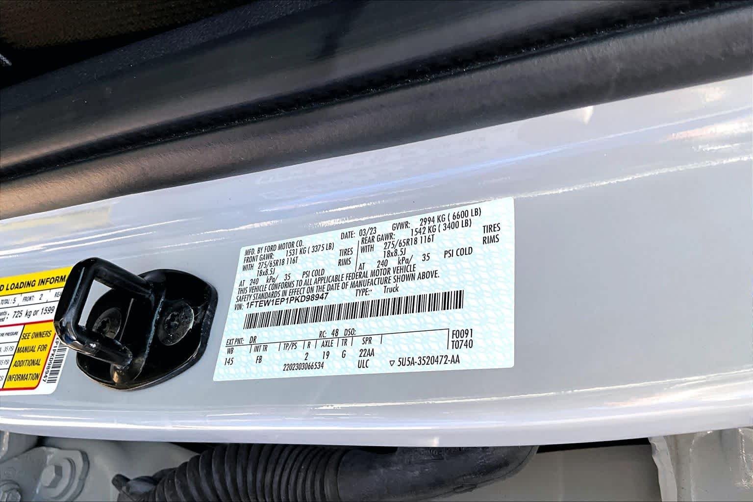 Certified Used 2023 Avalanche Gray Ford XLT image 37