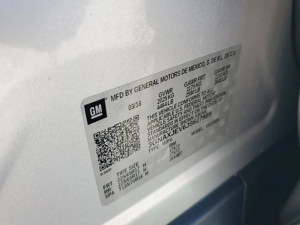 Used 2018 SILVER ICE METALLIC Chevrolet LT image 26