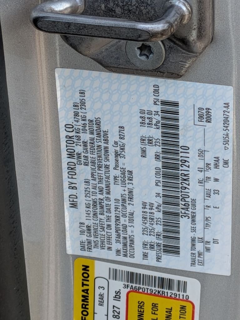 Used 2019 Silver Ford SE image 33
