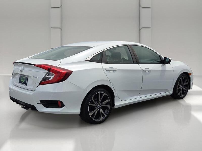 Used 2021 Platinum White Pearl Honda SPORT CVT image 5