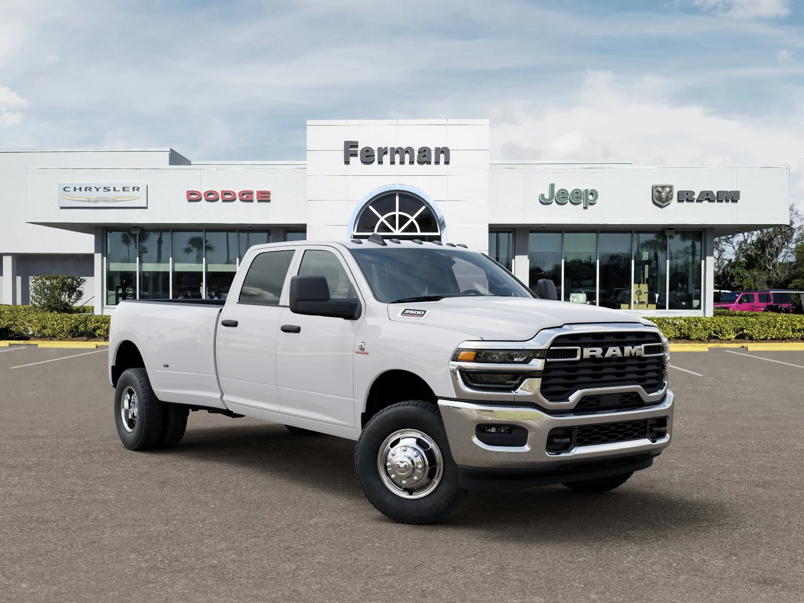 New 2026 Bright White Clear-Coat Exterior Paint RAM Tradesman image 1