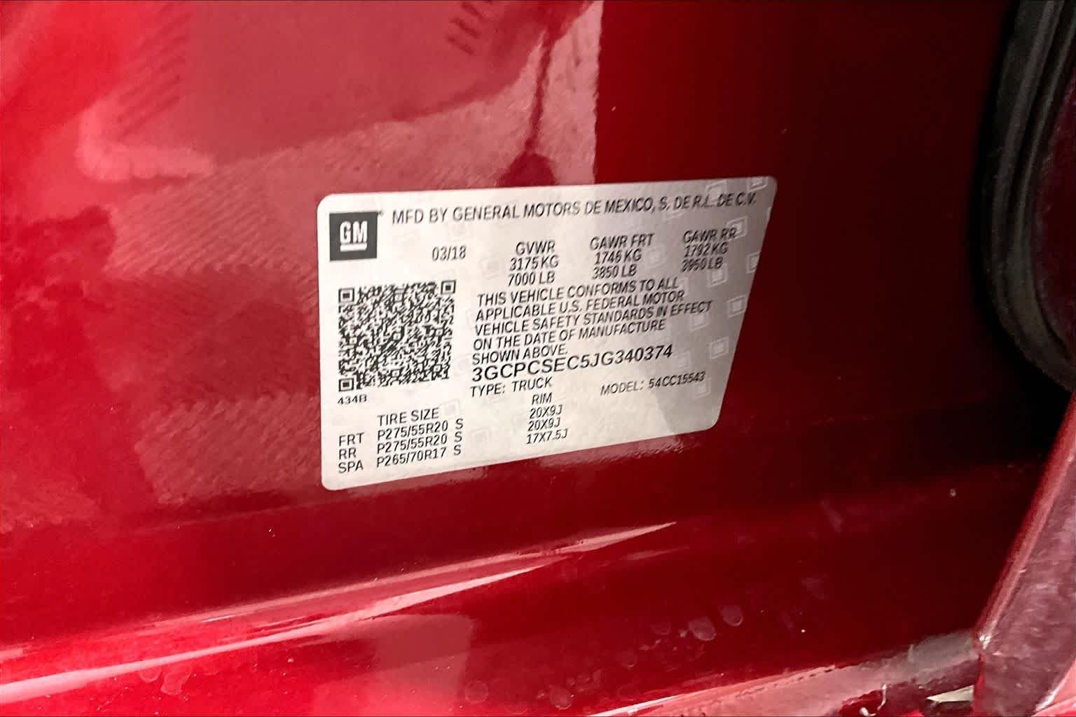 Used 2018 Cajun Red Tintcoat Chevrolet LTZ image 35