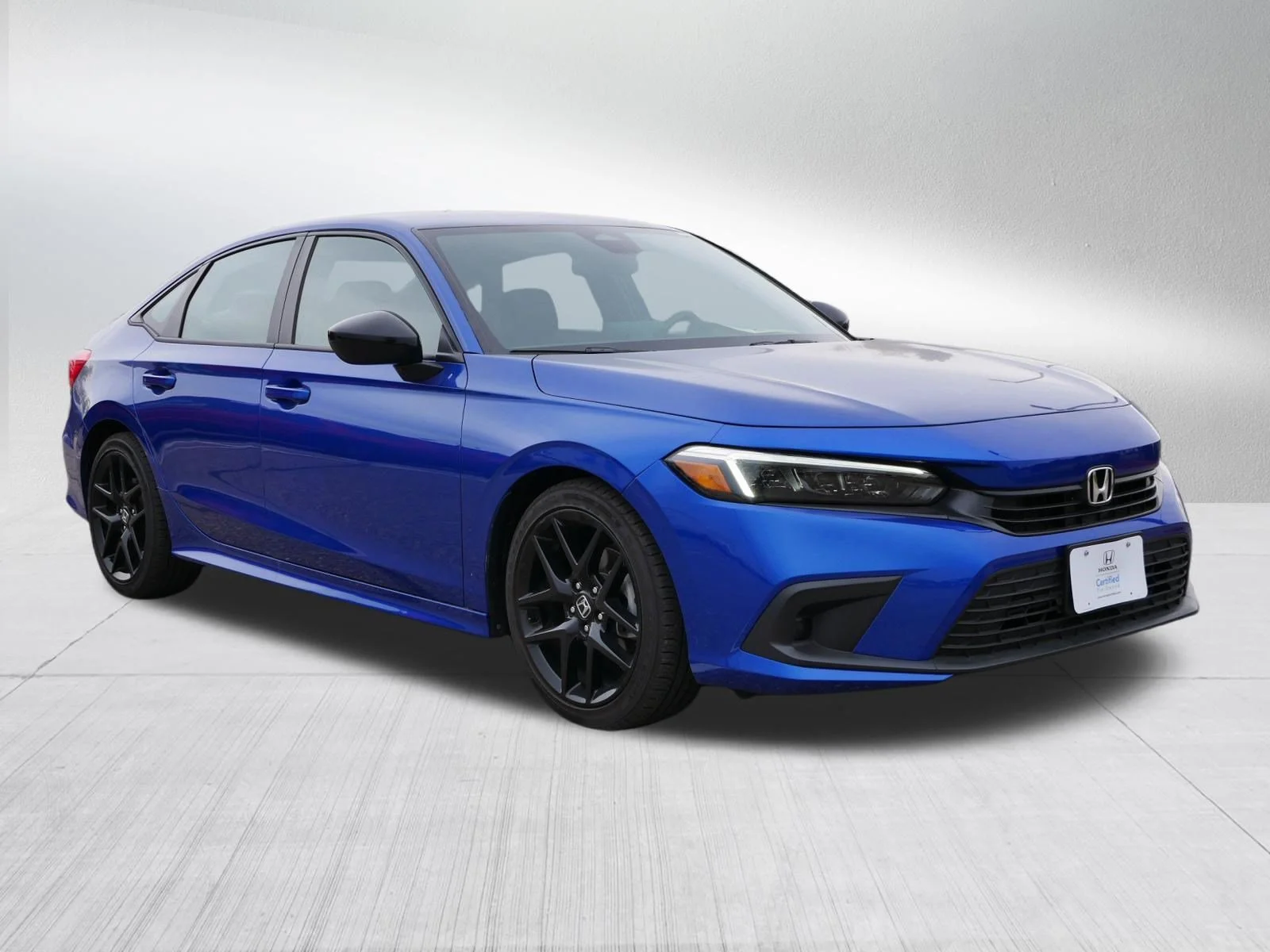Certified Used 2024 Aegean Blue Metallic Honda Sport image 2